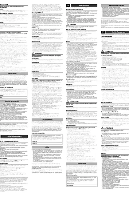yamaha雅马哈WS-X3A Safety Guide 1